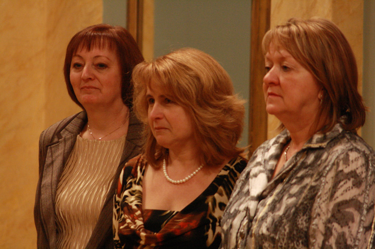 Lucie Labbé, Paule Labbé et Marcelle Thibodeau, lauréates du Prix du Gouverneur général pour l’excellence en enseignement de l’histoire canadienne 2010